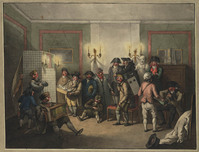 KT 2010 202
<br/>
Democriet's-Kermisfeest, Gehouden ten Huize van Bredero den 17den Maart 1801
<br/>
<em>Vos, Jacob Willemsz. de (1774-1844)</em>